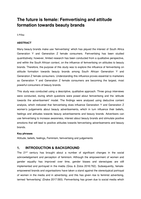 The future is female : femvertising and attitude formation towards beauty brands