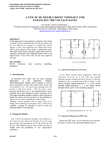 A new dc-dc double-boost typology for enhancing the voltage ratio