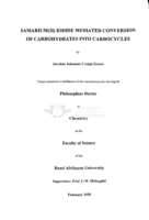 Samarium(II) iodide mediated conversion of carbohydrates into carbocycles