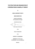 The structure and organization of conversations in sandplay therapy