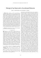 Design of an innovative accelerant detector