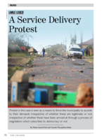 Lihle Legezi : a service delivery protest