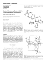 Carbonyl(5-nitrotropolonato-ĸ²O¹,O²)-(triphenylphosphine-ĸP)rhodium(I)