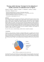 Wastage amidst shortage: Strategies for the mitigation of standby electricity in residential sector in Nigeria
