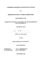 A feministic reading of four Tswana novels