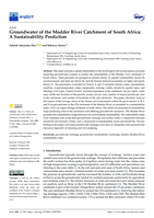 Groundwater of the Modder River catchment of South Africa : a sustainability prediction