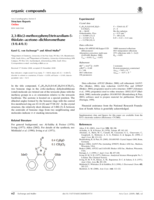 2,3-Bis(2-methoxyphenyl)tetrazolium-5- thiolate–acetone–dichloromethane (1/0.4/0.1)