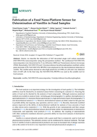 Fabrication of a food nano-platform sensor for determination of vanillin in food samples