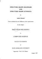 Structure graph grammars and structure graph automata