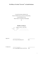 The efficacy of Foodstate® Glucostate™ on insulin resistance