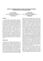 Effect of ingredient particle sizes on surface roughness characteristics of PKS brake lining
