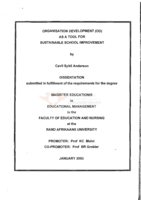 Organisation development (OD) as a tool for sustainable school improvement