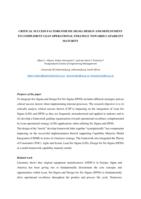 Critical success factors for Six Sigma Design and deployment to compliment lean operational strategy towards Capability Maturity