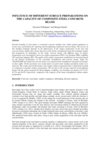 Influence of different surface preparations on the capacity of composite steel-concrete beams