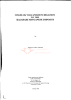 Ongeluk volcanism in relation to the Kalahari manganese deposits