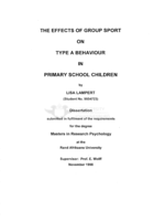 The effects of group sport on Type A behaviour in primary school children