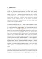 Women academics view of their professional advancement at a higher education institution.