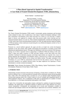 A place-based approach to spatial transformation : a case study of transit oriented development (TOD), Johannesburg