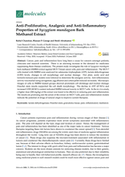 Anti-Proliferative, Analgesic and Anti-Inflammatory Properties of Syzygium mundagam Bark Methanol Extract
