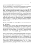 Patterns of criminal activity among residential care-leavers in South Africa