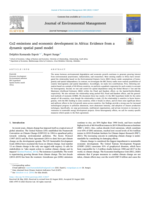 Co2 emissions and economic development in Africa: Evidence from a dynamic spatial panel model