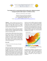 Novel approach for concentrating and harvesting solar radiation in hybrid transparent photovoltaic façade’s in Southern Africa.