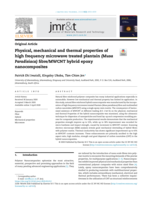 Physical, mechanical and thermal properties of high frequency microwave treated plantain (Musa Paradisiaca) fibre/MWCNT hybrid epoxy nanocomposites