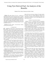 Using tyre derived fuel : an analysis of the benefits