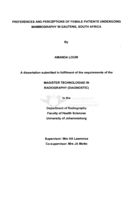 Preferences and perceptions of female patients undergoing mammography in Gauteng, South Africa