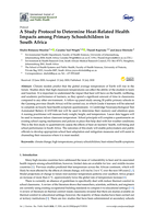 A study protocol to determine heat-related health impacts among primary chsoolchildren in South Africa