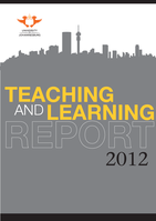 University of Johannesburg  teaching  and learning report, 2012