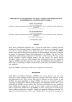 The impact of technology on small, micro and medium scale enterprises in Gauteng South Africa