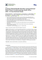 Common mental health disorders among informal waste pickers in Johannesburg, South Africa 2018—a cross-sectional study