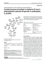 Crystal structure of methyl-2-methyl-4-(2-oxo-2- phenylethyl)-5-phenyl-1H-pyrrole-3-carboxylate, C21H19NO3