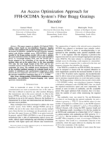 An access optimization approach for FFH-OCDMA system’s fiber bragg gratings encoder