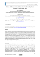 Business challenges of arts and crafts street vendors at key tourist attractions in Soweto, South Africa