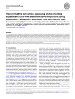 Transformative outcomes : assessing and reorienting experimentation with transformative innovation policy
