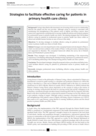 Strategies to facilitate effective caring for patients in primary health care clinics