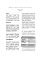 Web 2.0 tools for Virtual Reference Services in a university library