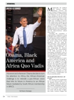 Obama, black America and Africa Quo Vadis