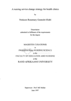 A nursing service change strategy for health clinics