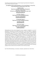 Investigating the role of benchmarking as a cost control measure : lessons from selected restaurants in Johannesburg, South Africa