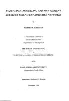 Fuzzy logic modelling and management strategy for packet-switched networks