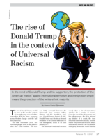 The rise of Donald Trump in the context of universal racism