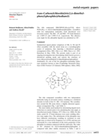 Trans-Carbonylchlorobis[tris(2,6-dimethyl- phenyl)phosphito]rhodium(I)
