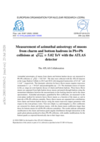 Measurement of azimuthal anisotropy of muons from charm and bottom hadrons in Pb+Pb collisions at √sNN = 5:02 TeV with the ATLAS detector