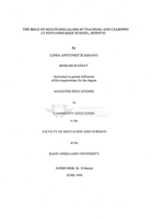 The role of multilingualism in teaching and learning at Fontanus High School, Soweto