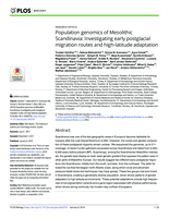 Population genomics of Mesolithic Scandinavia : investigating early postglacial migration routes and high-latitude adaptation