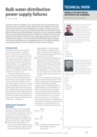 Bulk water distribution power supply failures