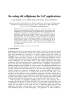 Re-using old cellphones for IoT applications
